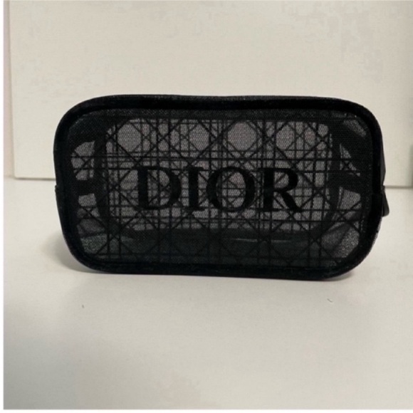 Dior gift Black Mesh Pouch - Picture 2 of 9